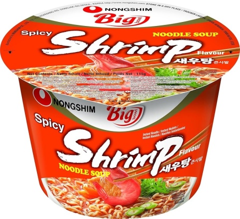 Koreański ramen, SaeUTang duża miska, Nongshim (115g/16)