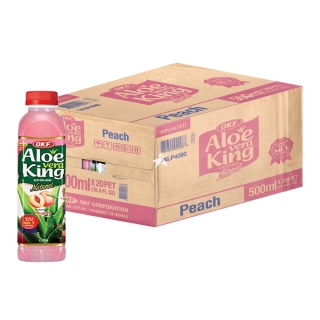 Napój aloesowy brzoskwiniowy, OKF, (500ml/20)